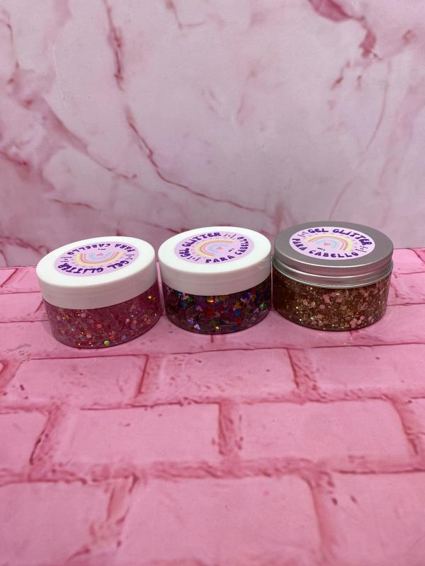 Gel Escarchado Para Cabello
