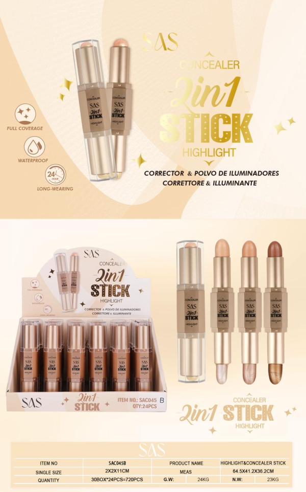 Corrector E Iluminador En Barra SAS