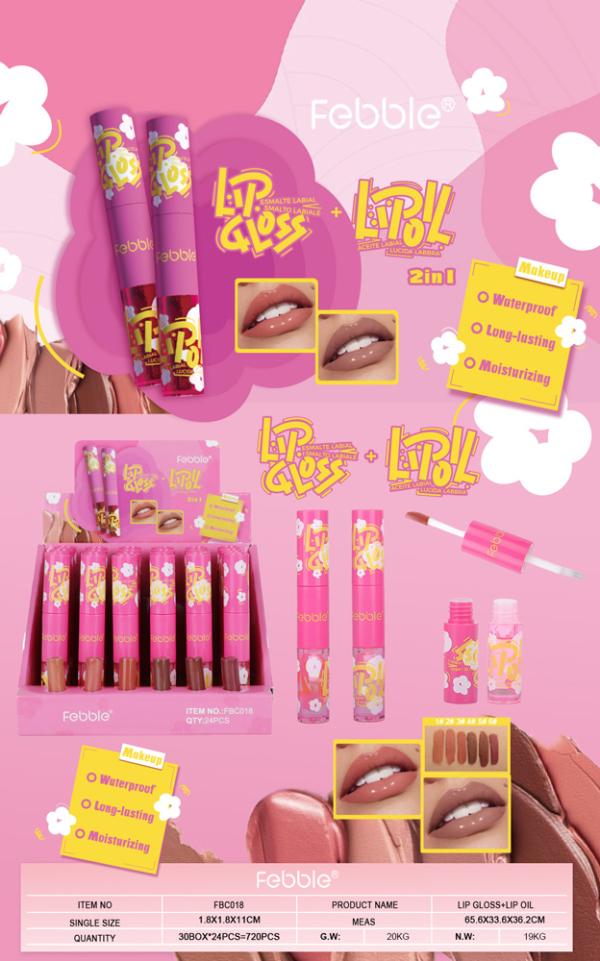 Lip Gloss + Aceite Labial