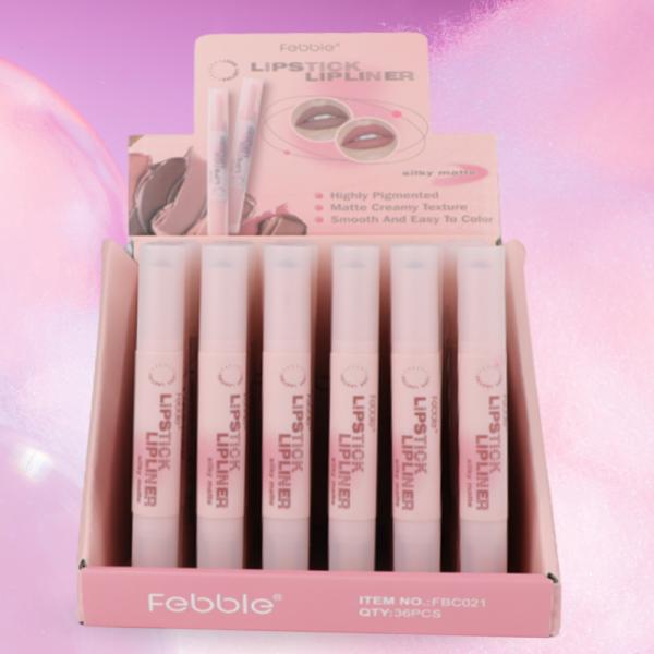 Delineador De Labios +  Labial Febble