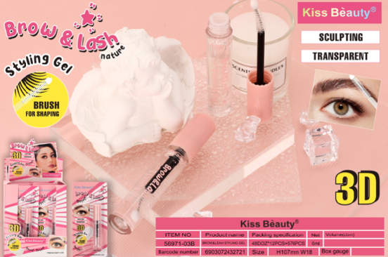 Encrespador Transparente Kiss Beauty 56971-03B