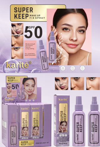 Fijador De Maquillaje Con Proteccion Solar KARITE