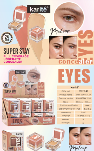 Super Stay Corrector De Ojos Full Covertura Karite