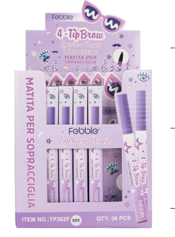 Lapiz De Cejas De 4 Puntas Febble