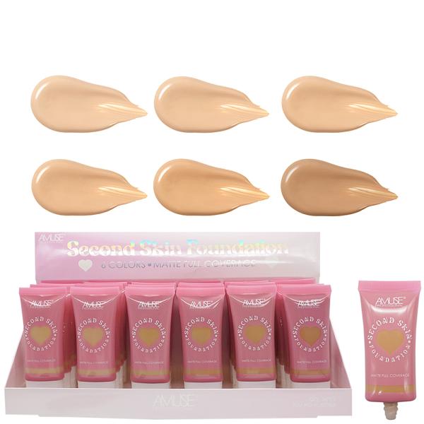 Base Liquida Second Skin Fundation Amuse