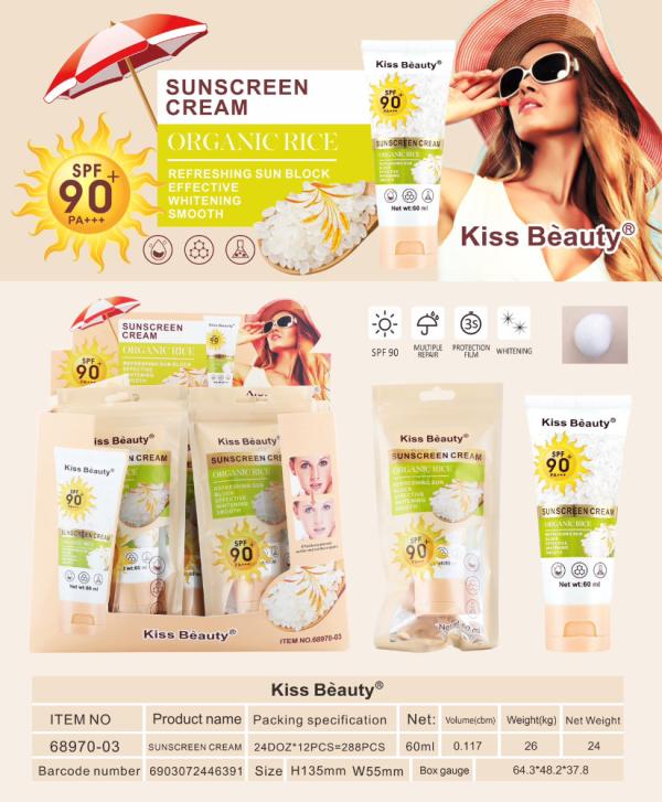 Bloqueador Solar Kiss Beauty De Arroz