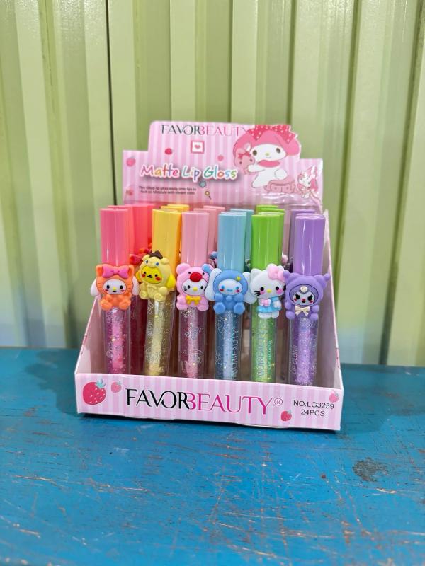 Brillo Labial Con Figuras Animadas
