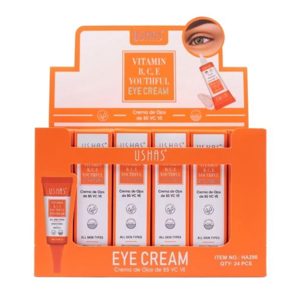 Crema De Ojos Vitamina B,C,E USHAS