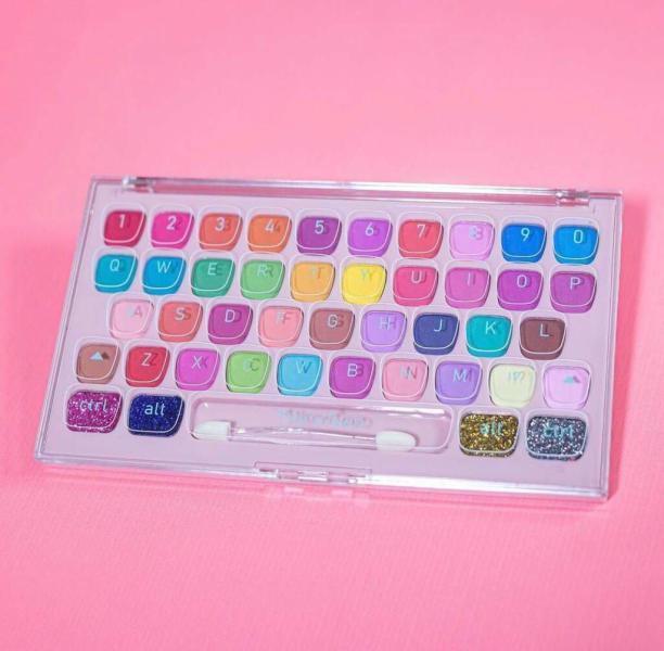 Sombra / Glitter Forma Teclado Febble