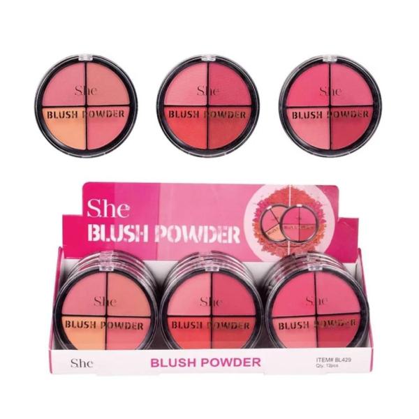 Paleta De Rubores SHE BL429