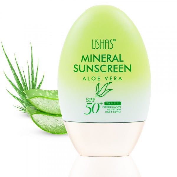 Bloqueador Mineral Ushas Aloe Vera