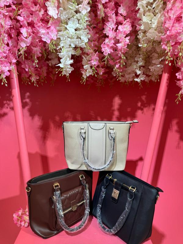 Bolso De Mano De Cuerina