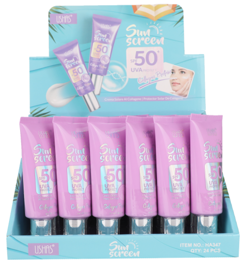 Bloqueador solar SPF50 de Colageno Ushas HA347