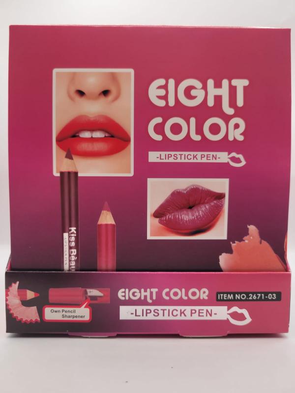 Lapiz Labial / Tajador Eight Color kiss beauty