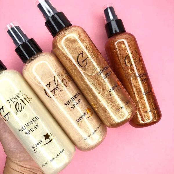Spray Brilloso para Cuerpo