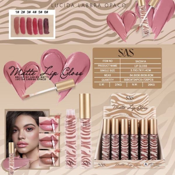 Labial Matte Liquido SAS SAC041A