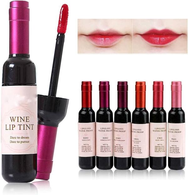 Tinta De Labios En Forma De Vino