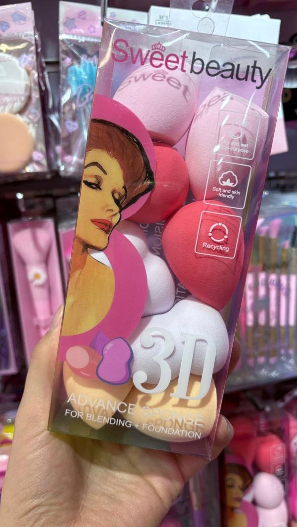 Kit De Beauty Blender Sweet Beauty 3D FP-3061
