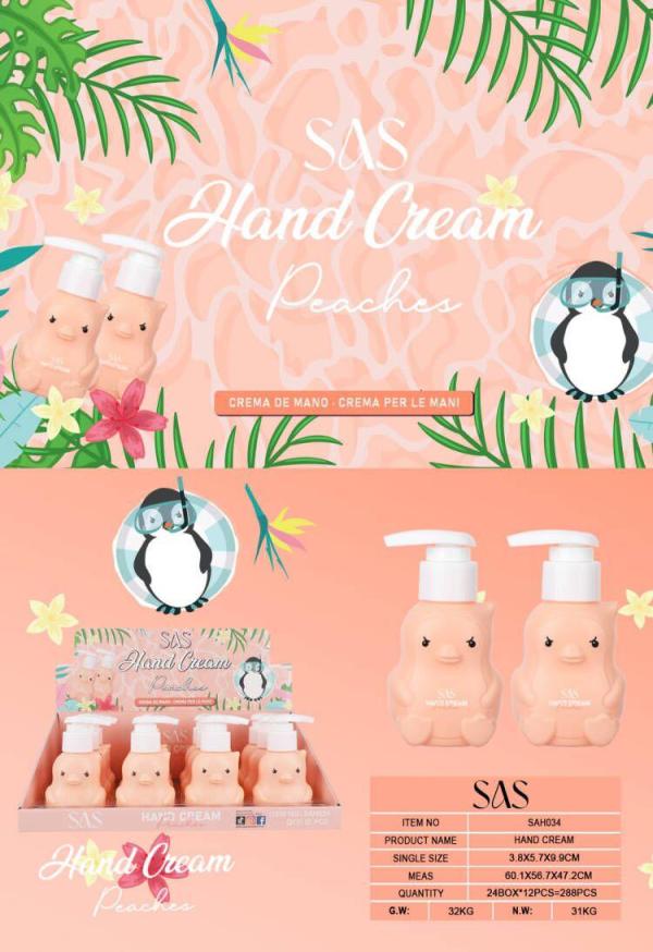 Crema Para Manos Con Melocoton