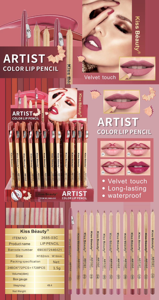Lapiz Labial Con Maquinilla Artist