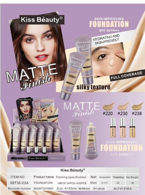 Base Liquida Matte Kiss Beauty