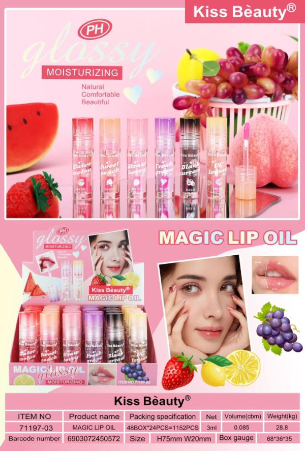 Brillo Labial Magico De Frutas Kiss Beauty