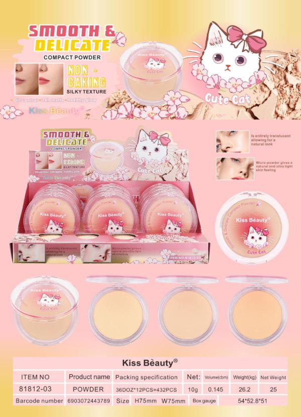 Polvo Compacto De Gatito