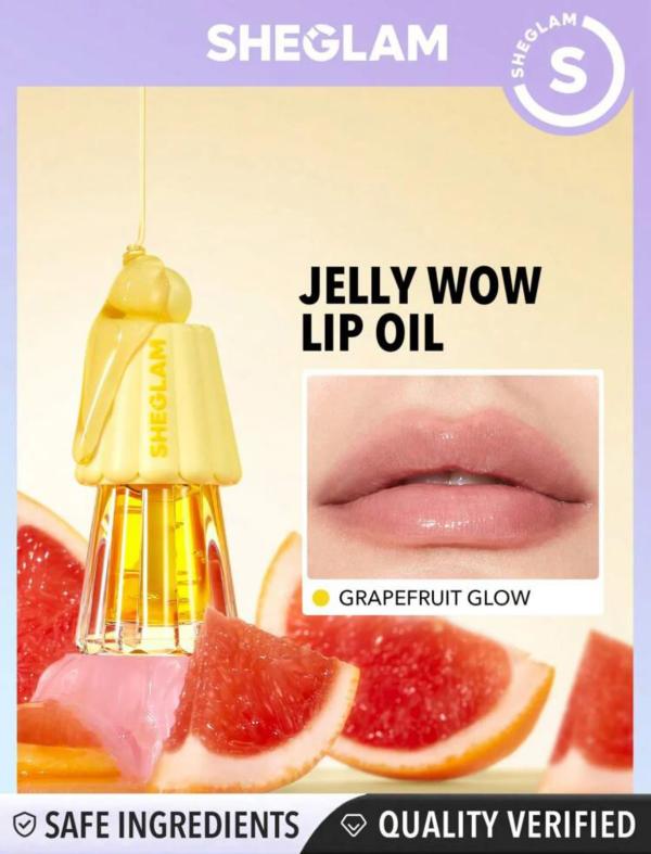 Lip Gloss Sheglam Jelly Wow Grapefruit