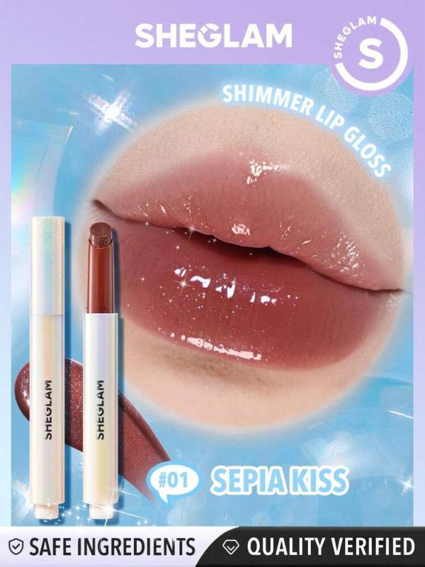 Brillo Labial Sheglam Brillante Sepia Kiss