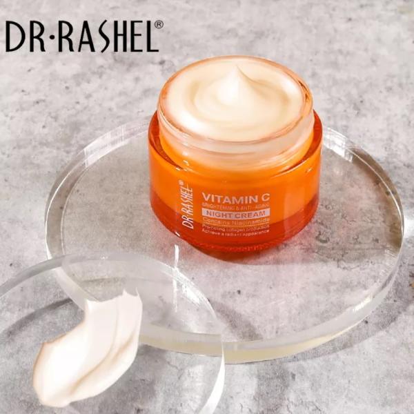 Crema De Noche Antienvejecimiento  Vitamina C y Niacinamida