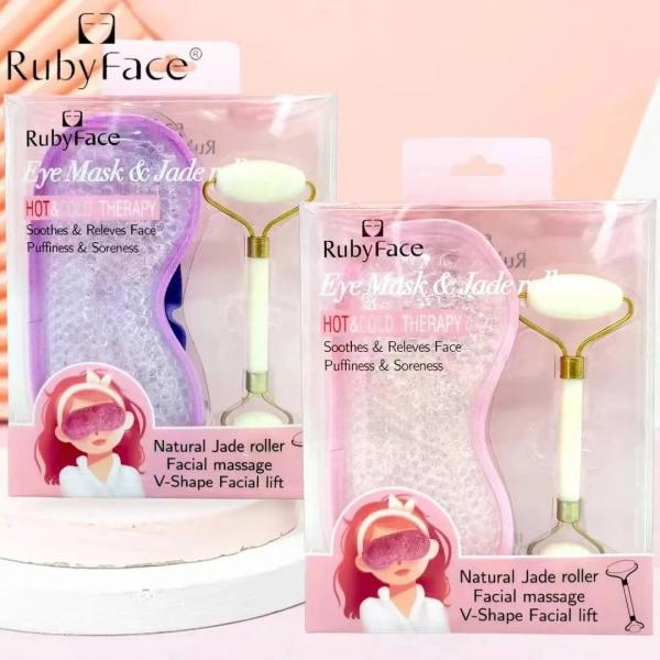 Set RubyFace Parche De Gel y Rodillo