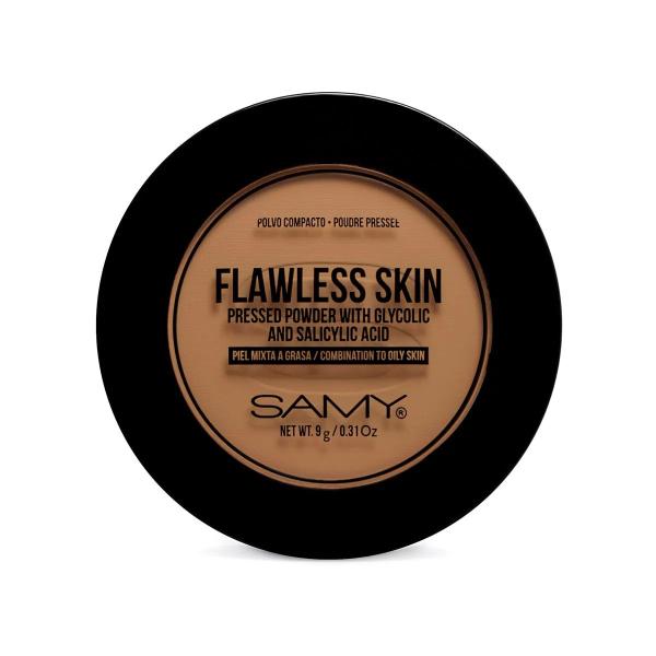 Polvo Compacto Piel Mixta a Grasa Samy Deep Tan