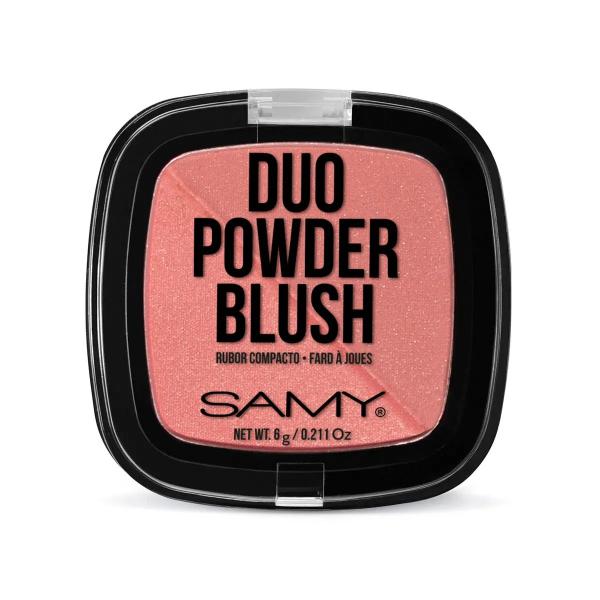 Rubor Compacto Duo Samy Rosa Ambar