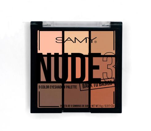 Paleta De Sombras 9 Colores Samy Nude 3