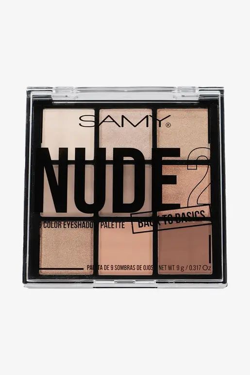 Paleta De Sombras 9 Colores Samy Nude 2