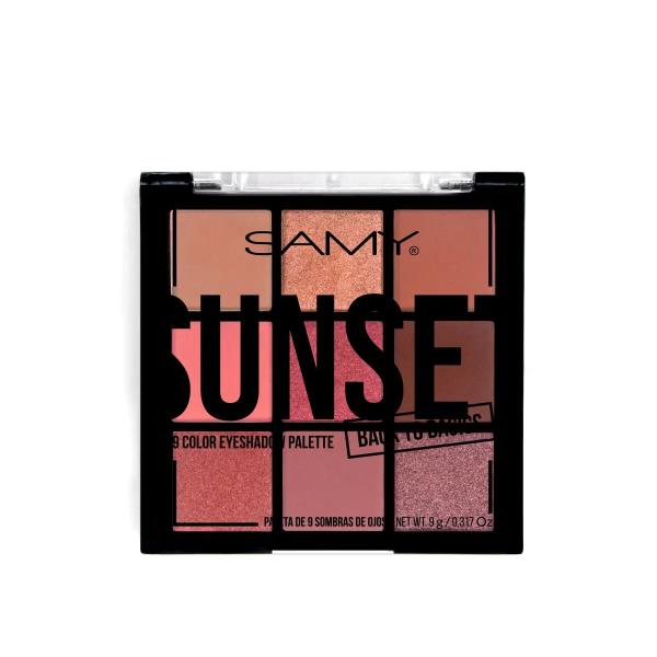 Paleta De Sombras 9 Colores Samy Sunset