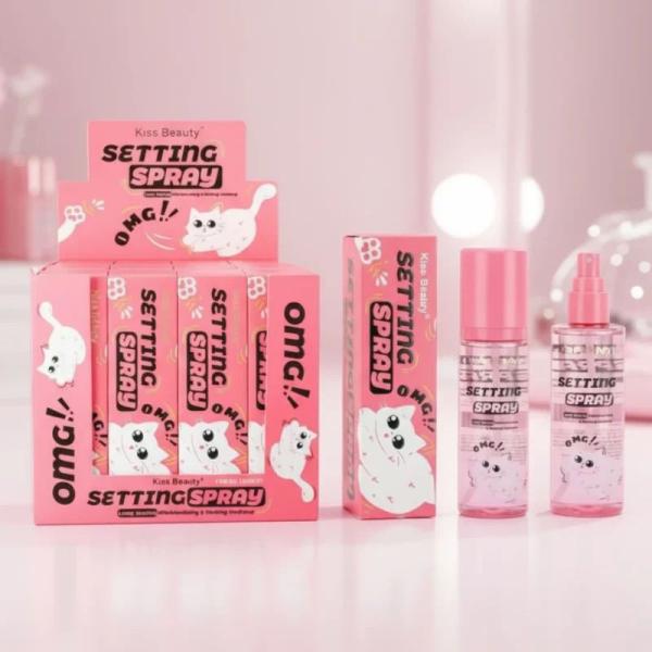 Fijador De Maquillaje En Spray Kiss Beauty