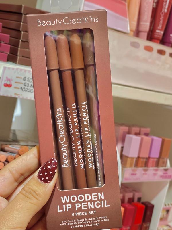 Set Lapiz De Labios Beauty Creations X6 Nude