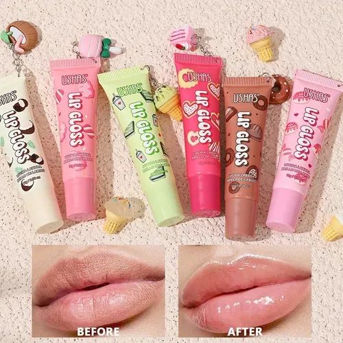 Ushas Lip Gloss Llavero