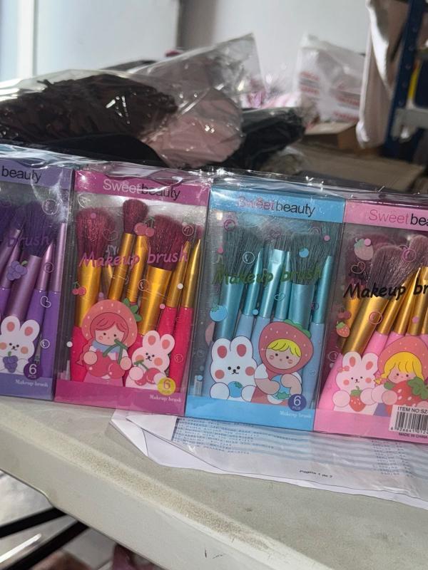 Set 6 Brochas Sweet Beauty SZ-1248
