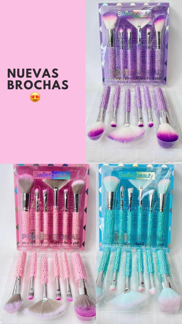Set De Brochas SZ-201 Sweet Beauty