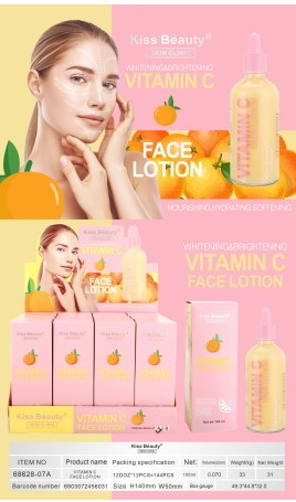 Locion Facial De Vitamina C Kiss Beauty