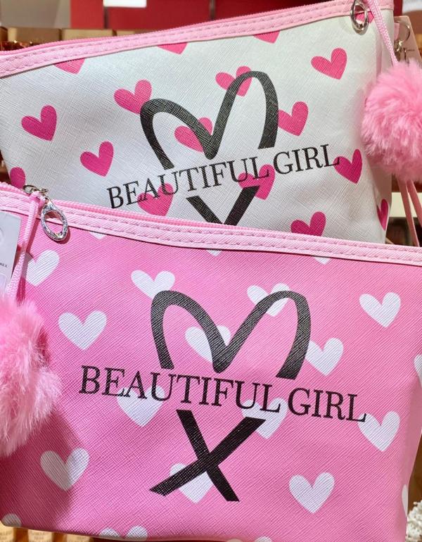Cosmetiquera Beautiful Girl De Corazones