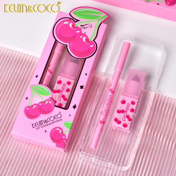 Lip Combo Labial Y Delineador Kevin & Coco