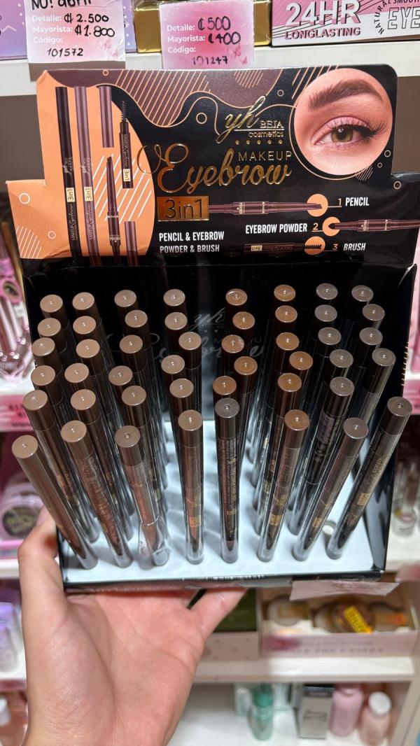 Lapiz Para Cejas 3 En 1 Yh Beja