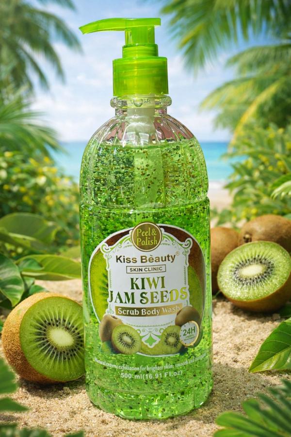 Kiss Beauty Jabon Exfoliante corporal Kiwi