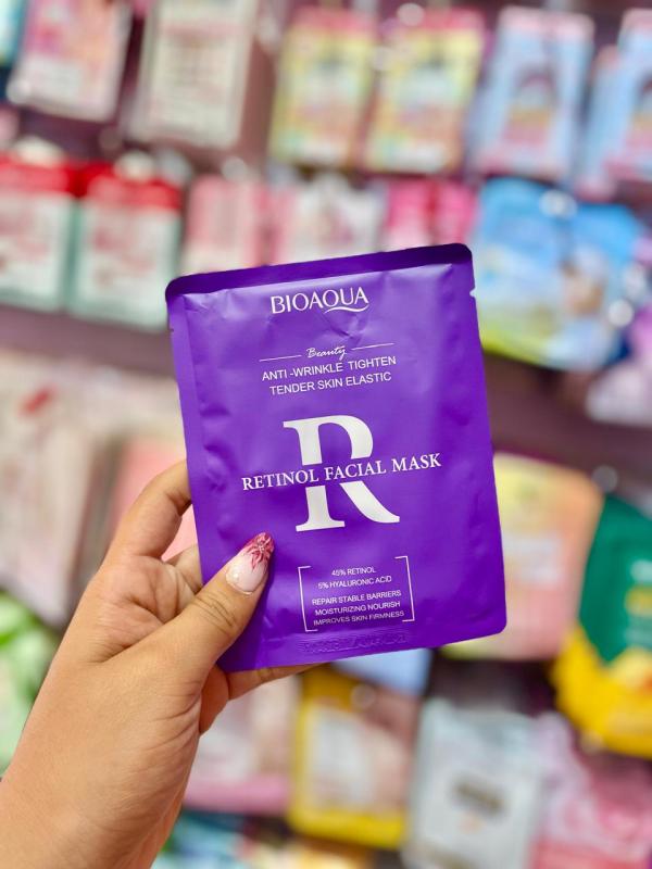 Mascarilla Hidratante y Reafirmante Con Retinol Bioaqua