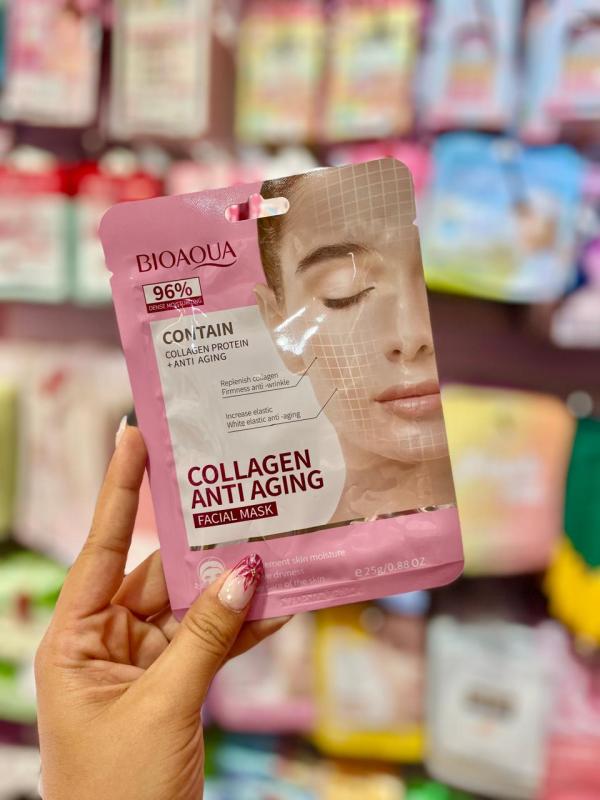Mascarilla Antiedad De Colageno Bioaqua