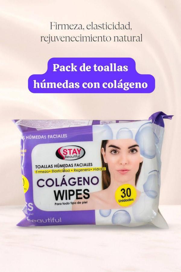 Toallitas Humedas Stay Beautiful Col&aacute;geno