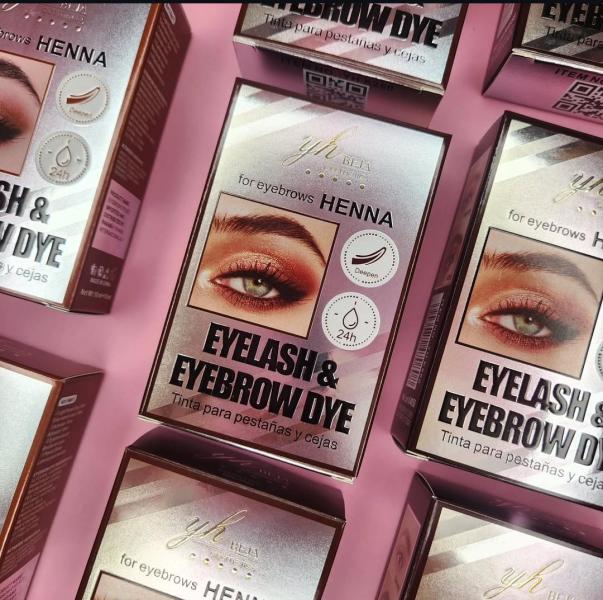 Henna Tinta Para Pesta&ntilde;as y Cejas Yh Beja